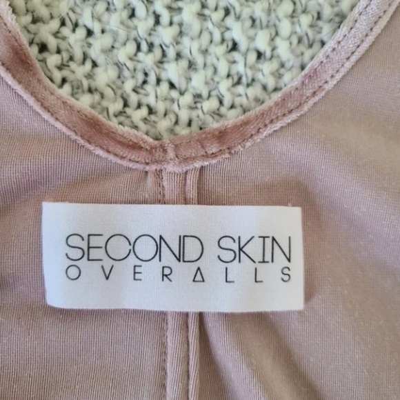 WeWoreWhat Second Skin Dusty Rose Overalls Size XS - Picture 5 of 6